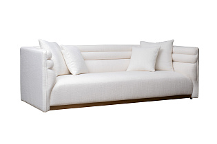 Диван Толедо(Toledo) трехместный светло-бежевая рогожка