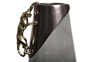 Ваза декоративная стеклянная "Ягуар"