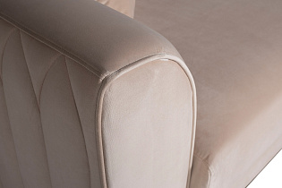 Диван Люцерн (Lucerne) трехместный велюровый бежевый