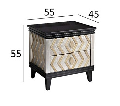 Тумбочка с каменной столешницей