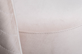 Кресло Верона(Verona) вращающееся велюровое бежевое/золото