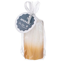 Свеча декоративная белая с золотом 2 (превью)