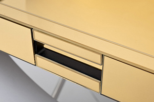 Стол сервировочный зеркальный золото/хром 4 (превью)