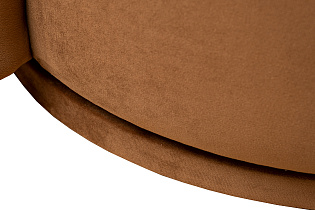 Кресло Верона Базовая(Verona Basic) вращающееся велюровое коричневое