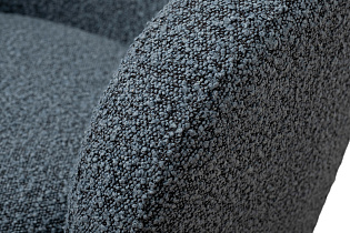 Кресло Наполи(Napoli) вращающееся букле серое