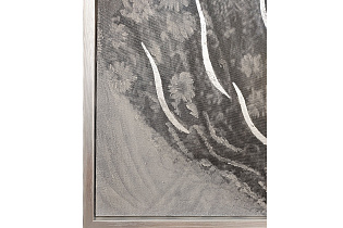 Холст "Нежность-1" в багете серебро