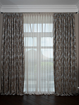 Портьера Bromley 275х260см голубая 2 (превью)