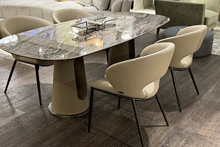 Стул обеденный экокожа кремовый 5 (превью)