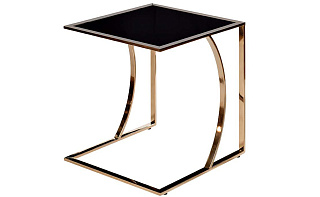 Стол журнальный на металлическом каркасе