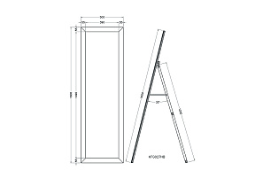 Зеркало напольное