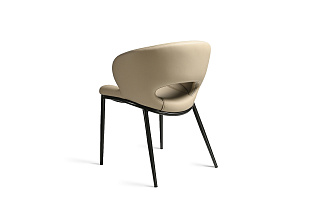 Стул обеденный экокожа кремовый