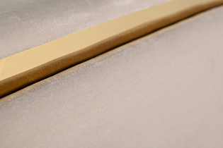 Кровать Ланси (Lancy) велюровая серая