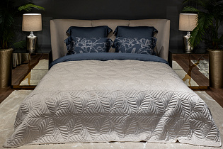 Покрывало «Флора» 240х260см кремовое 1 (превью)