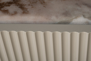 Тумба под телевизор с мраморной столешницей серая 5 (превью)