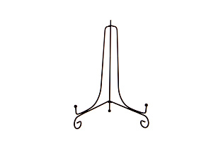 Комплект из 5ти подставок для тарелок (черный) 1 (превью)