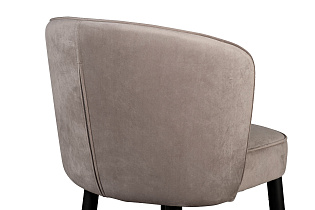 Стул барный велюровый бежевый