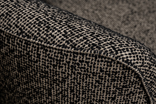 Кресло Rivoli вращающееся черно-золотая рогожка