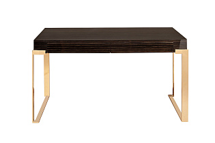 Стол письменный Golden Prism коричневый/золото