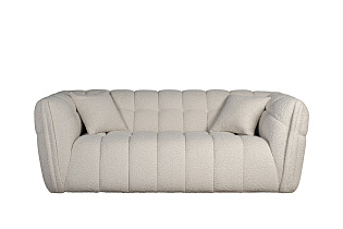 Диван Prato двухместный букле белый