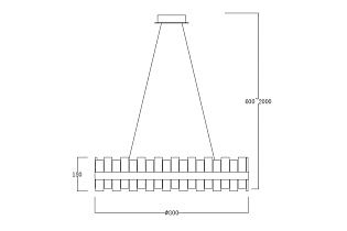 Люстра подвесная круглая