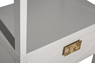 Шкаф-витрина открытый бежевый