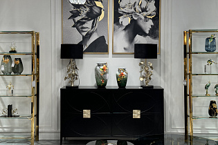 Комод черный с ящиками 8 (превью)