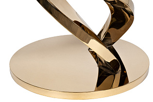 Стол обеденный белый/золото