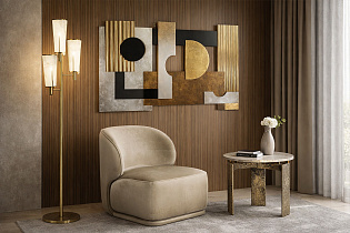 Кресло Капри Базовая(Capri Basic) велюровое оливковое