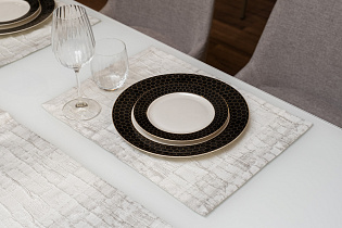 Набор для сервировки стола Лакшэри (Luxury) дорожка 50х180см и две салфетки 33х45см