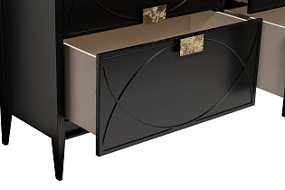 Комод черный с ящиками 6 (превью)