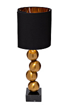 Лампа настольная с черным абажуром 1 (превью)