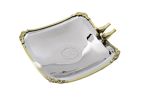 Блюдо Бёрдс (Birds) квадратное на ножках