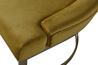 Стул на металлическом каркасе оливковый 4 (превью)