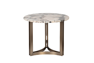 Столик журнальный круглый мраморный 1 (превью)