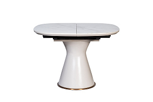 Стол обеденный раздвижной белый 4 (превью)