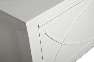 Тумбочка прикроватная с ящиком бежевая