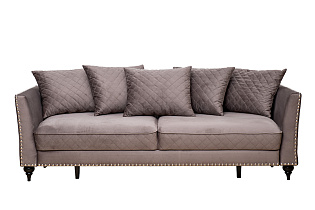 Диван Sorrento 230M трехместный раскладной серый 1 (превью)