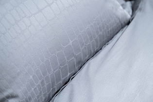 Простыня сатиновая 240х180см серая 3 (превью)