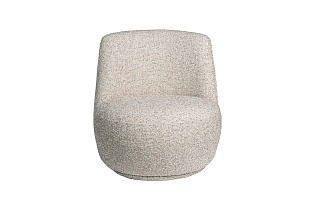 Кресло Rivoli вращающееся бежевая рогожка