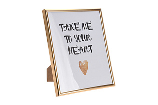 Фоторамка декоративная (цвет золото)