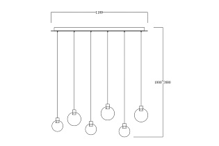 Светильник подвесной Rondo рифленое стекло/золото