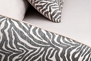 Диван Палаццо(Palazzo) трехместный раскладной бежевый с принтом