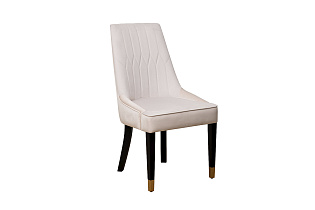 Стул Элегантный(Elegante) велюровый светло-бежевый