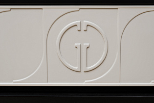 Тумбочка прикроватная Spinola черно-серая