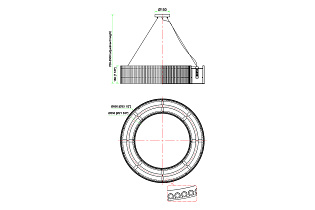 Люстра подвесная прозрачное стекло/античный никель 3 (превью)