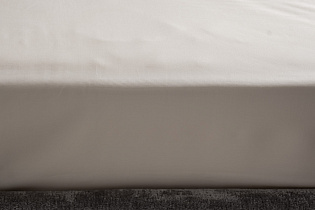 Простыня тенсель на резинке 160х200х30см жемчужная 4 (превью)