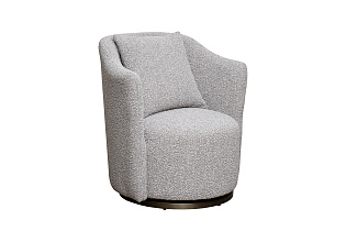 Кресло Верона(Verona) вращающееся букле серое