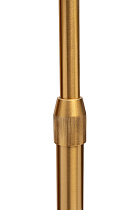 Торшер с мраморным столиком и золотым плафоном