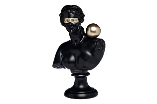 Статуэтка «Античный бюст» женский черный 1 (превью)