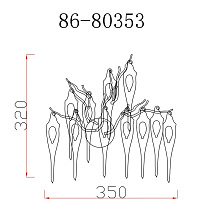 Бра Caramella золото